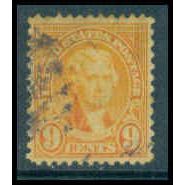 Used 641 9c Thomas Jefferson Almost Very Fine M10084