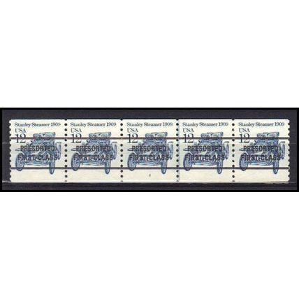 2132a 12c Stanley Steamer Very Fine MNH Dry Gum PNC 2/5 AA0442