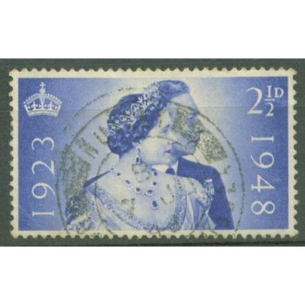 GREAT BRITAIN - 1948 Silver Wedding - 2 1/2d ultramarine - FU
