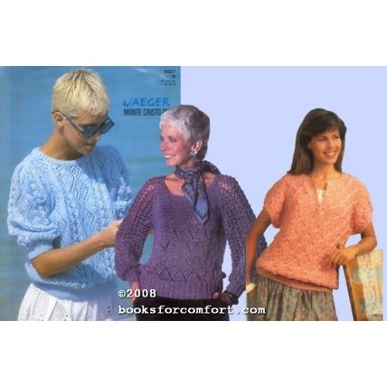 3 Knitted Blouses, 3 Leaflets