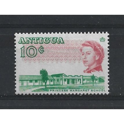 Antigua.SG187a 10c Princess Margaret School.Mounted Mint.Oct23a