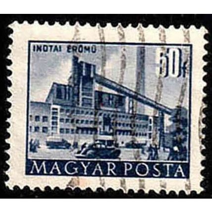 Hungary 1972 Buildings 50f Used Stamp