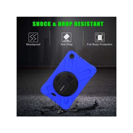 BRAECNstock Samsung Galaxy Tab A 8.4 Inch Case w/Hand Strap/Kickstand-BLUE-NEW