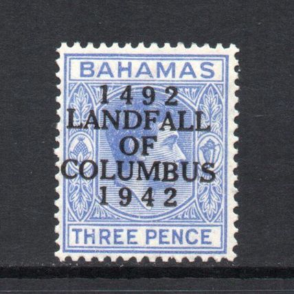 Bahamas - 1942 - 3d Ultramarine (sg167) Mint Hinged