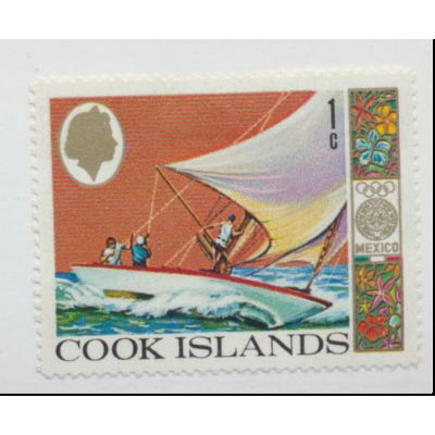 Cook Islands Stamp Scott #237, Mint Hinged