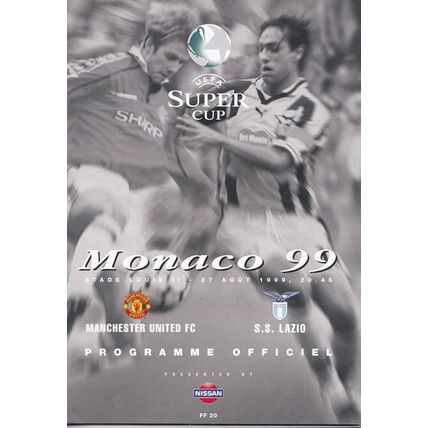 MANCHESTER UNITED v SS LAZIO SUPER CUP FINAL 1999/00