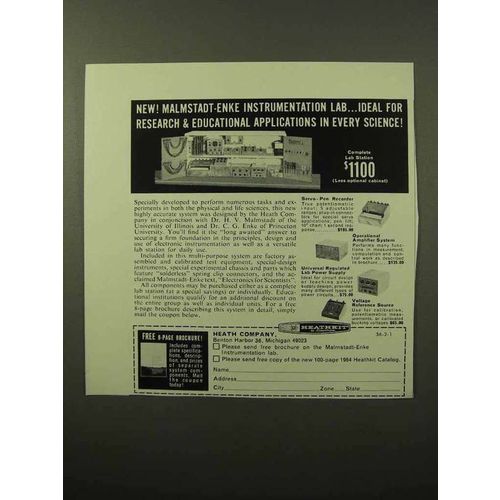 1964 Healthkit Malmstadt-Enke Instrumentation Lab Ad