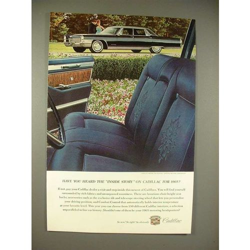 1965 Cadillac Car Ad - The Inside Story