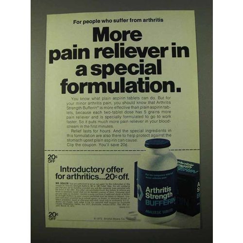 1972 Nytol Arthritis Strength Ad - Special Formulation
