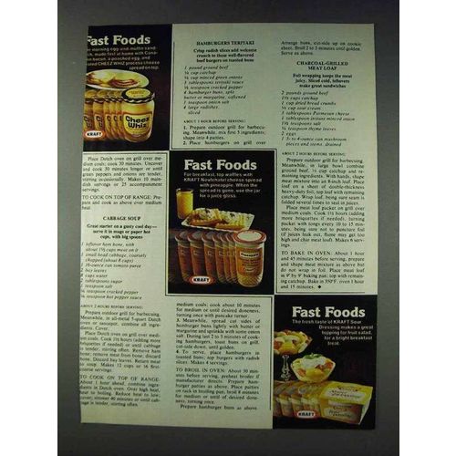 1978 Kraft Ad - Cheez Whiz, Sour Dressing