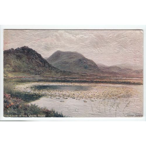 Loch of the White Fairy Loch An't Walter Severn Oilette Art Postcard 7167