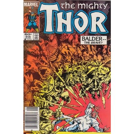 Thor (Vol 1) # 344 VFN+ US Newsstand Edition ORIG US COMICS