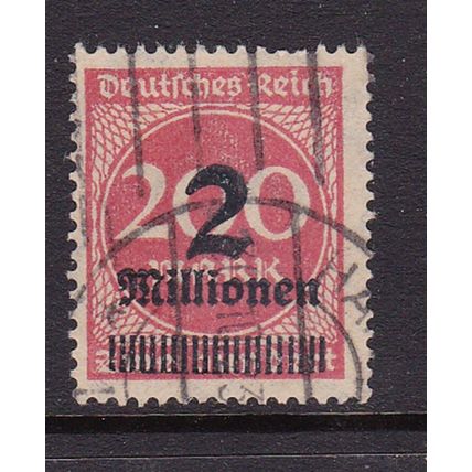 GERMANY 1923 SURCHARGE 2 millionen on 200m USED SG302