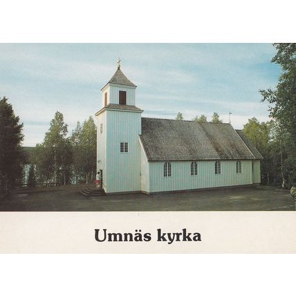 Umnas Kyrka Sweden Postcard