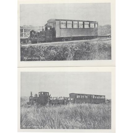Rye & Camber Tram 2x Postcard s