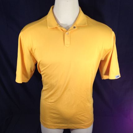 Callaway X Series Mens Golf Polo Shirt Yellow Size Large