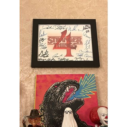 Stranger Things Season 4 Title Card Cast-Signed- 8.5x11- Autograph Reprints