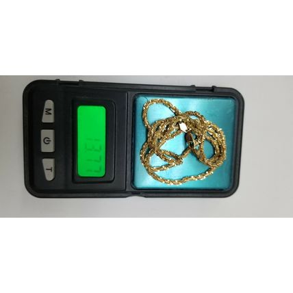 High End Jewelry! Unique! Unisex 14k Gold Italy Necklace 20", 13.77gr