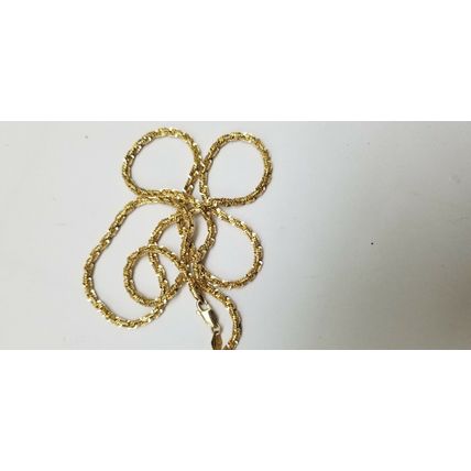 High End Jewelry! Unique! Unisex 14k Gold Italy Necklace 20", 13.77gr