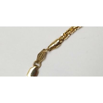 High End Jewelry! Unique! Unisex 14k Gold Italy Necklace 20", 13.77gr