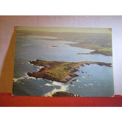 HOLY ISLAND, LIHOU, GUERNSEY used vintage postcard =