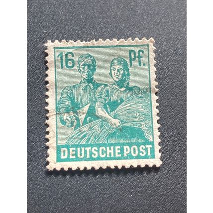 Briefmarke Alliierte Besatzung 16 Pfennig 1947 Michel 949 gestempelt