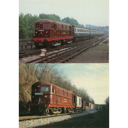 Sarah Siddons 1922 Electric Locomotive Metropolitan 2x Railway Postcard