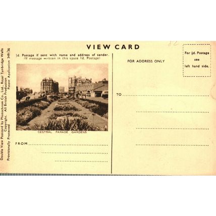 Eastern Front, Bexhill on Sea, Sussex, England, 1920/30s, Postcard