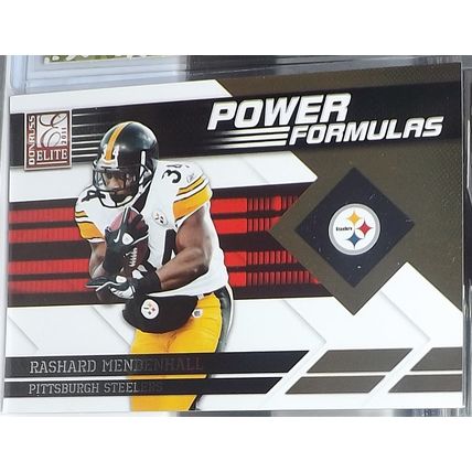 2011 Panini Elite RASHARD MENDENHALL (Steelers) Gold Power Formulas #21 656/999