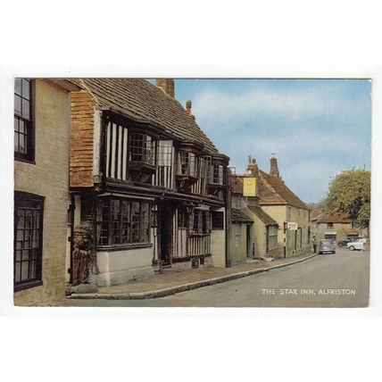 The Star Inn Alfriston Postcard East Sussex 1103c