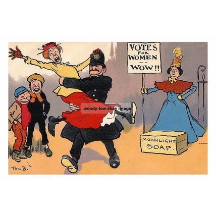 rp15258 - Suffragette Comic - art by Tom Browne - print 6x4