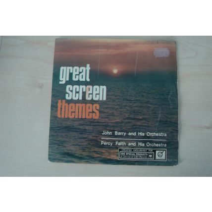 A3-JOHN BARRY/PERCY FAITH-GREAT SCREEN THEMES-UK 7" EP-1967-NM- GOLDFINGER/TARA’