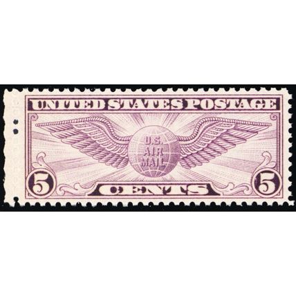 C16, Mint XF NH 5¢ Airmail Stamp - A BEAUTY! * Stuart Katz