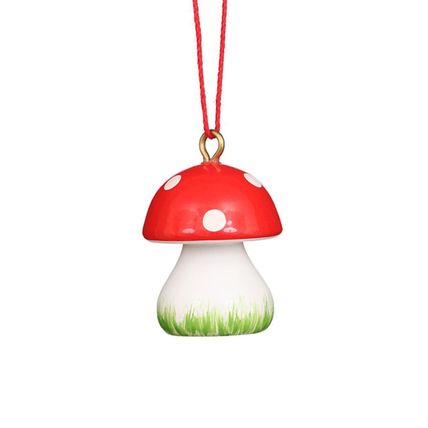 13-0026 - Christian Ulbricht Ornament - Mushroom - 1"H x .75"W x .75"D