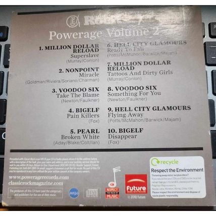 Classic Rock Powerage Vol 2 CD Promo Classic Rock Magazine 10 Track Album