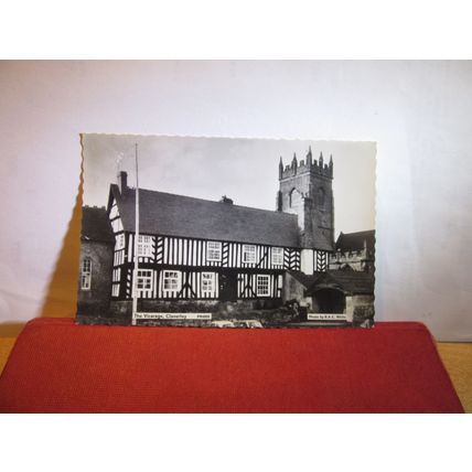 THE VICARAGE, CLAVERLEY, SHROPSHIRE. used postcard RP 1963 pm =