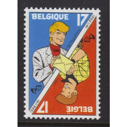 BELGIUM SG3460 17f 1998 PHILATELY FOR THE YOUNG, Comic Strip ~ Unmounted Mint