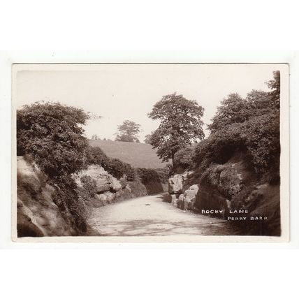 Rocky Lane Perry Barr Postcard RP Birmingham