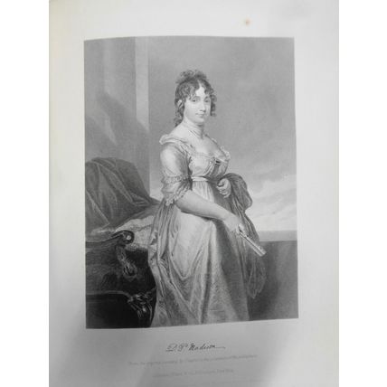 Dorothy Paine Madison - original engraving - 1876 - Duyckinck Int'l Gallerie