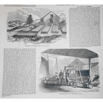 Marblehead, Massachusetts : Full page & 3 other prints + story. Gleason's 1854