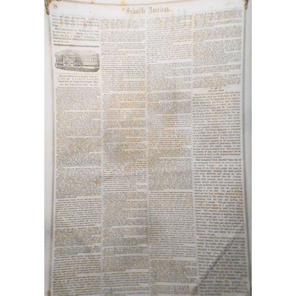 Scientific American September 29, 1855. Telegraph history; windlasses, windmills