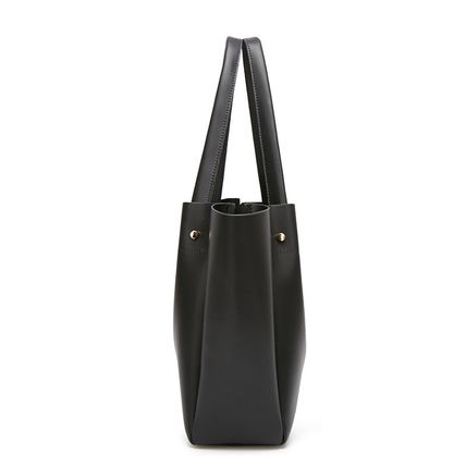 Women's Soft Faux Leather Tote Bag Purse Handbags Wallet Tote Shoulder Bag Black