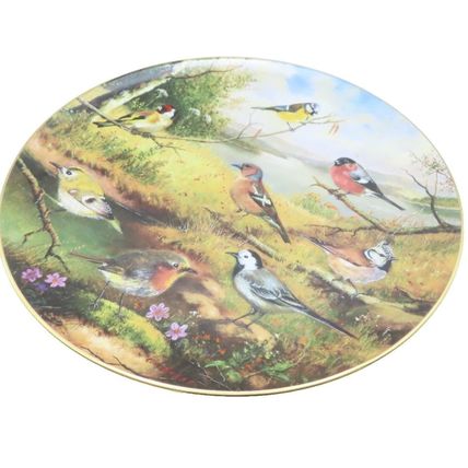 European Garden Birds German Decorative Plate By Karl-Hans Boese 1992 Home Decor
