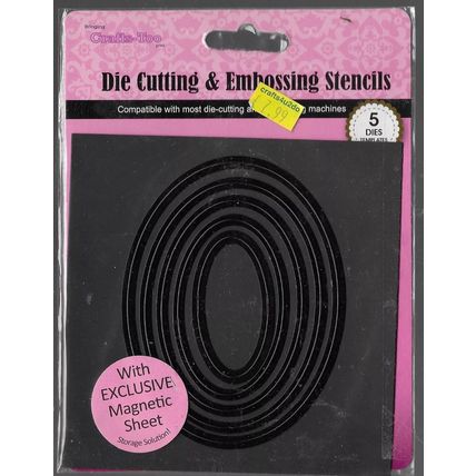 Crafts-Too. Ovals Die Set. Die Cutting Cardmaking Scrapbooking Crafts