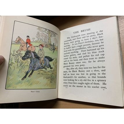 RARE* c1930 "TALES AND PICTURES AND HAPPY PETS" LARGE ILLUSTRATED HB BOOK (P5)