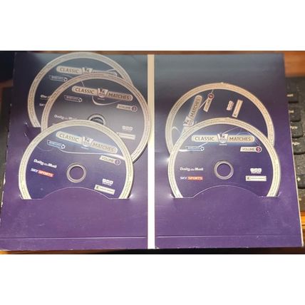 Premier League Classic Matches Five Disc Collectors Set Sunday Mail DVD Promo