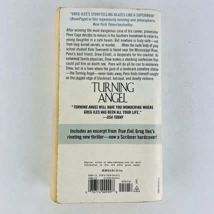 Greg Iles Turning Angel - A Novel (A Penn Cage Novel) Mass Market PaperbackGreg