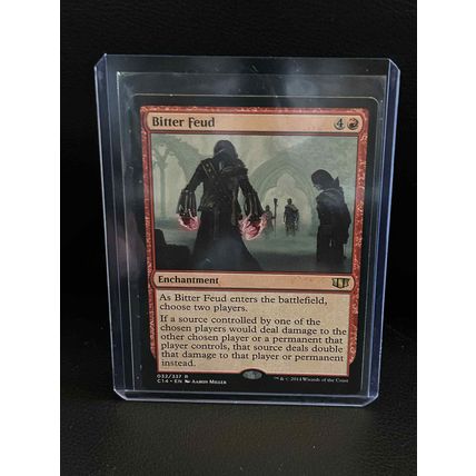 Bitter Feud Commander 2014 Magic: the Gathering Trading Card