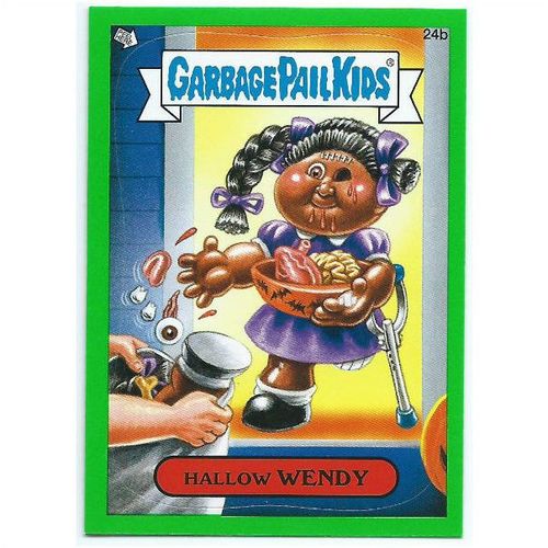 2012 Garbage Pail Kids Green - #24b - Hallow Wendy