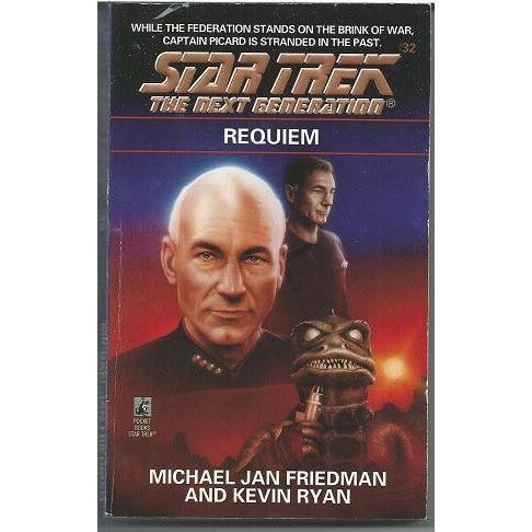 STAR TREK THE NEXT GENERATION ' REQUIEM ' paperback book (1994)